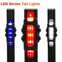 LED - USB Стоп , Фенер , светлоотразител за Велосипед , колело - 3 цвята, снимка 2 - Аксесоари за велосипеди - 24616947