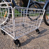 24 цола Нова Триколка със сваляема задна мобилна кошница с колела, снимка 12 - Велосипеди - 43193684