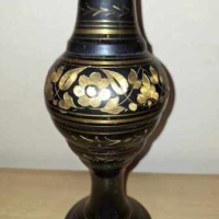 Индийска метална ваза, снимка 2 - Вази - 44865664