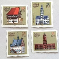 ГДР, 1983 г. - пълна серия чисти марки, архитектура, 1*41, снимка 1 - Филателия - 37611109