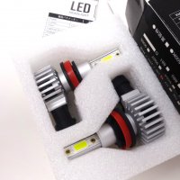 2 бр. LED лампи H8, 2 х 6000 ЛМ, водоустойчиви IP65, снимка 3 - Части - 38754612