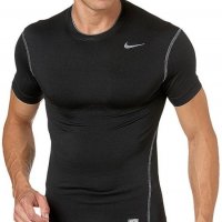 Nike Pro Combat - страхотна мъжка тениска КАТО НОВА УМАЛЕНА, снимка 1 - Тениски - 37147237