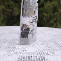 Масивна кристална скулптура с лебед, снимка 2 - Статуетки - 43064110