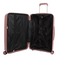 Луксозен куфар в розов цвят, с колелца, снимка 6 - Куфари - 43788064