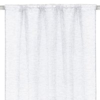  Декоративна завеса за прозорец с оплетка от марля Бяла 140x140см, снимка 1 - Други стоки за дома - 44096786