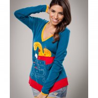  намалена Avispada оригинална дамска блуза , снимка 1 - Блузи с дълъг ръкав и пуловери - 26591369