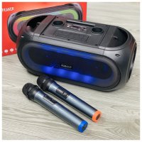 караоке Bluetooth колонка, снимка 3 - Bluetooth тонколони - 43134205