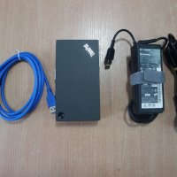 Докинг станция Lenovo ThinkPad USB 3.0 Pro Dock 40A7 + Гаранция, снимка 1 - Лаптоп аксесоари - 24974432