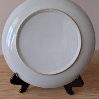 Китайска декоративна чиния , китайски порцелан, снимка 3 - Антикварни и старинни предмети - 38405755
