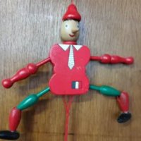 Кукла Пинокио - италианска ръчна изработка, снимка 1 - Колекции - 39935817
