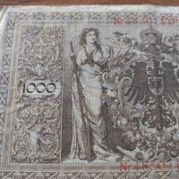 Райх банкнота - Германия - 1000 марки / 1910 година - 23699, снимка 7 - Нумизматика и бонистика - 33373422
