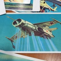 Колекция от 28 картички на съветски самолети и вертолети, снимка 12 - Антикварни и старинни предмети - 40310300