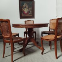 Трапезна маса със столове, снимка 5 - Столове - 43554798
