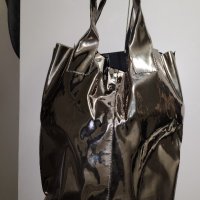 Чанта тъмно сребро , снимка 3 - Чанти - 43702607