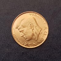 1963 Медал ЗЛАТЕН 21,6 карата Кенеди Далас RRR монета златна, снимка 2 - Нумизматика и бонистика - 35452379