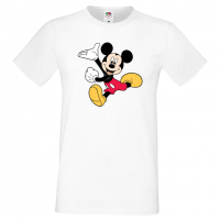 Мъжка тениска Mickey Mouse 5 Подарък,Изненада,Рожден ден, снимка 9 - Тениски - 36576314