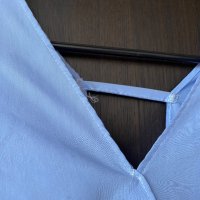 Елегантна блуза в актуален син цвят, снимка 6 - Ризи - 35447971