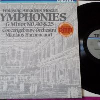 Mozart - Symphonies no.40 & 25 - Nikolaus Harnoncourt- Teldec, снимка 1 - Грамофонни плочи - 35186300