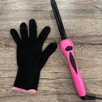 Шиш а къдрици Pyt Digital Curler 19mm Pink, снимка 3 - Маши за коса - 43172785