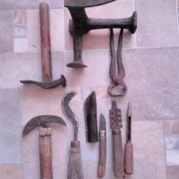 Стари кожарски,обущарски инструменти-ножове. Единият е от турски времена., снимка 2 - Антикварни и старинни предмети - 36172036