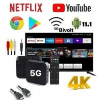 !!! Нови 3in 1 джобен компютър MX9 TV box четириядрени 4K Android 8GB 128GB / Android TV 11 / 9 5G, снимка 1 - Други игри и конзоли - 39336891
