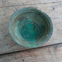 Медна чиния -сахан, снимка 1 - Антикварни и старинни предмети - 37684913