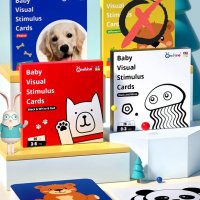 Стем - Двустранни STEM шаблони с животни за визуално стимулиране и логика за деца, снимка 2 - Образователни игри - 40611622