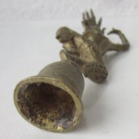Индия божество метал бронз фигура пластика статуетка, снимка 10 - Антикварни и старинни предмети - 28965602