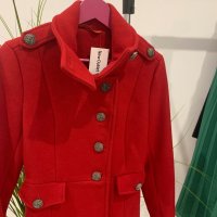 Червено палто, снимка 5 - Палта, манта - 43500914