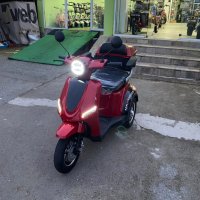 NEW Електрическа Триколка Famozna-LUX 1500W/60V/20Ah - RED/BLACK, снимка 4 - Мотоциклети и мототехника - 39292771