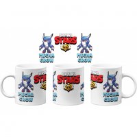 Чаша Brawl Stars Mecha Crow Brawl Stars MUG, снимка 1 - Чаши - 32953470