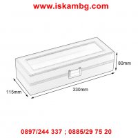 Карбонова кутия за съхранение на 6 часовника, снимка 6 - Подаръци за мъже - 28396437