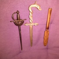 Ножове за писма-дървен -змия и испанска рапира, снимка 1 - Колекции - 26910731