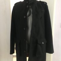 Черно мъжко палто, снимка 6 - Палта - 34194057