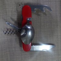 Нож комбиниран с вилица и лъжица, снимка 7 - Ножове - 28789905
