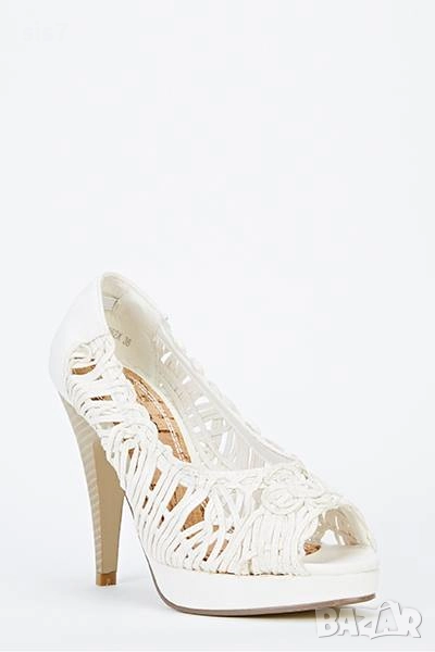 модерни сандали - обувки в бяло внос от Англия за 20лв., снимка 1