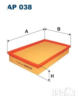 FILTRON AP038 ВЪЗДУШЕН ФИЛТЪР FIAT Croma I / LANCIA Kappa / LANCIA Thema / 1984-2001, снимка 1
