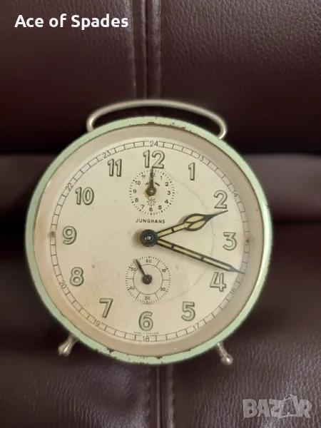 Junghans  Работещ Стар Немски Будилник , снимка 1