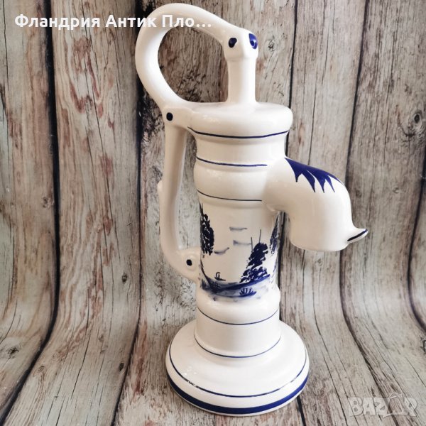 Голяма декоративна помпа за вода Блу Делфт , снимка 1