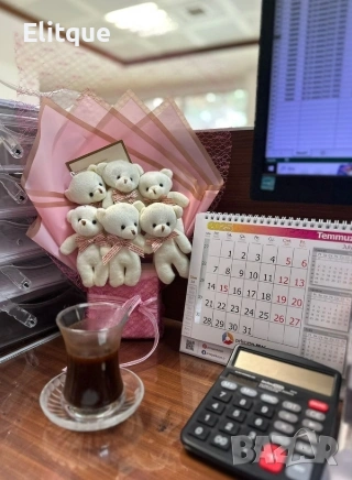 🎁 Премиум Плюшен Букет – Подаръци за рожден ден – Подарък за любима  , снимка 1