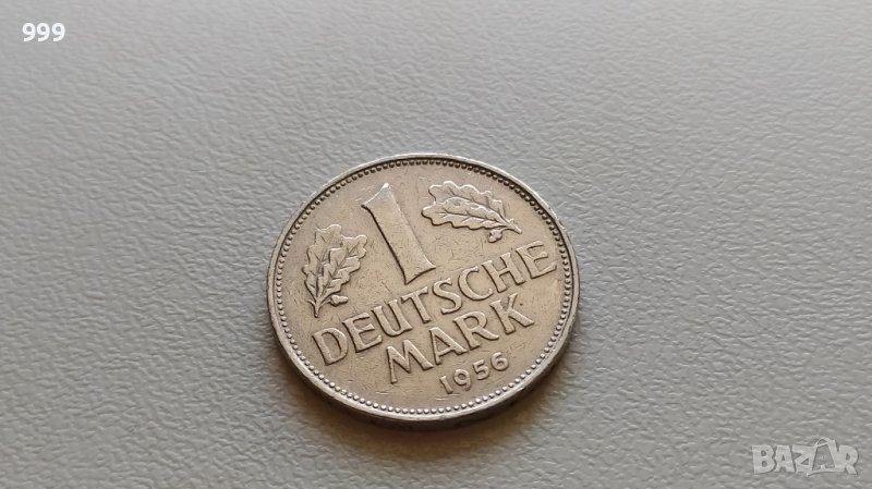 1 марка 1956 G Германия, снимка 1