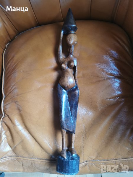 Дървена Африканска фигура, снимка 1