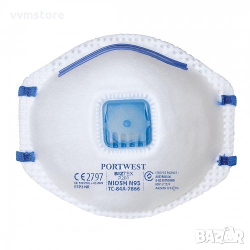 Чашковиден респиратор за частици Portwest P201, FFP2, снимка 1