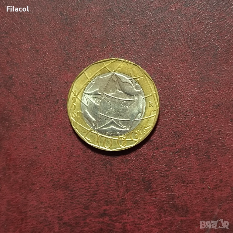 Италия 1000 лири 1998 година, снимка 1