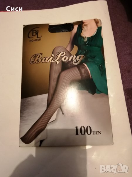 Дълги чорапи фигурални, снимка 1