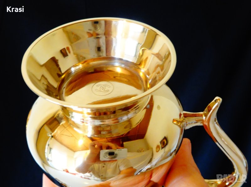 Бронзов бокал на Шанел от 1925 г.,маркиран, снимка 1