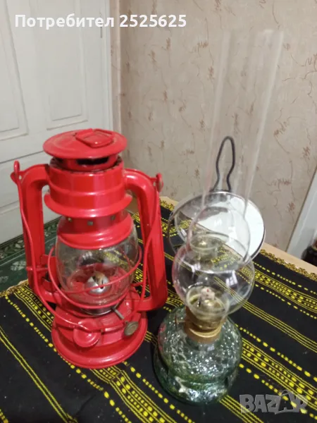 Газени фенер и лампа, снимка 1