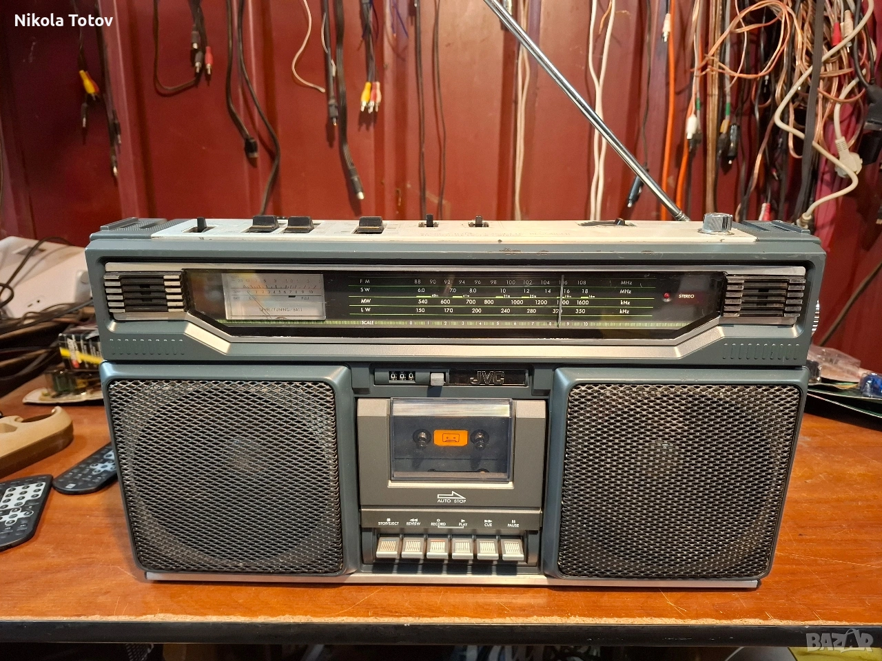 Продава се касетофон JVC RC-636L. , снимка 1