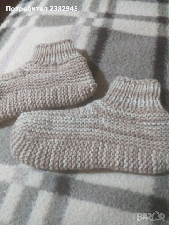 Плетени вълнени търлъци , снимка 1