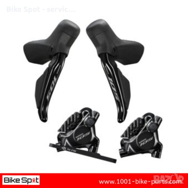 Shimano 105 Di2 ST-R7170+BR-R7170 2x12sp Disc Brake Set, снимка 1